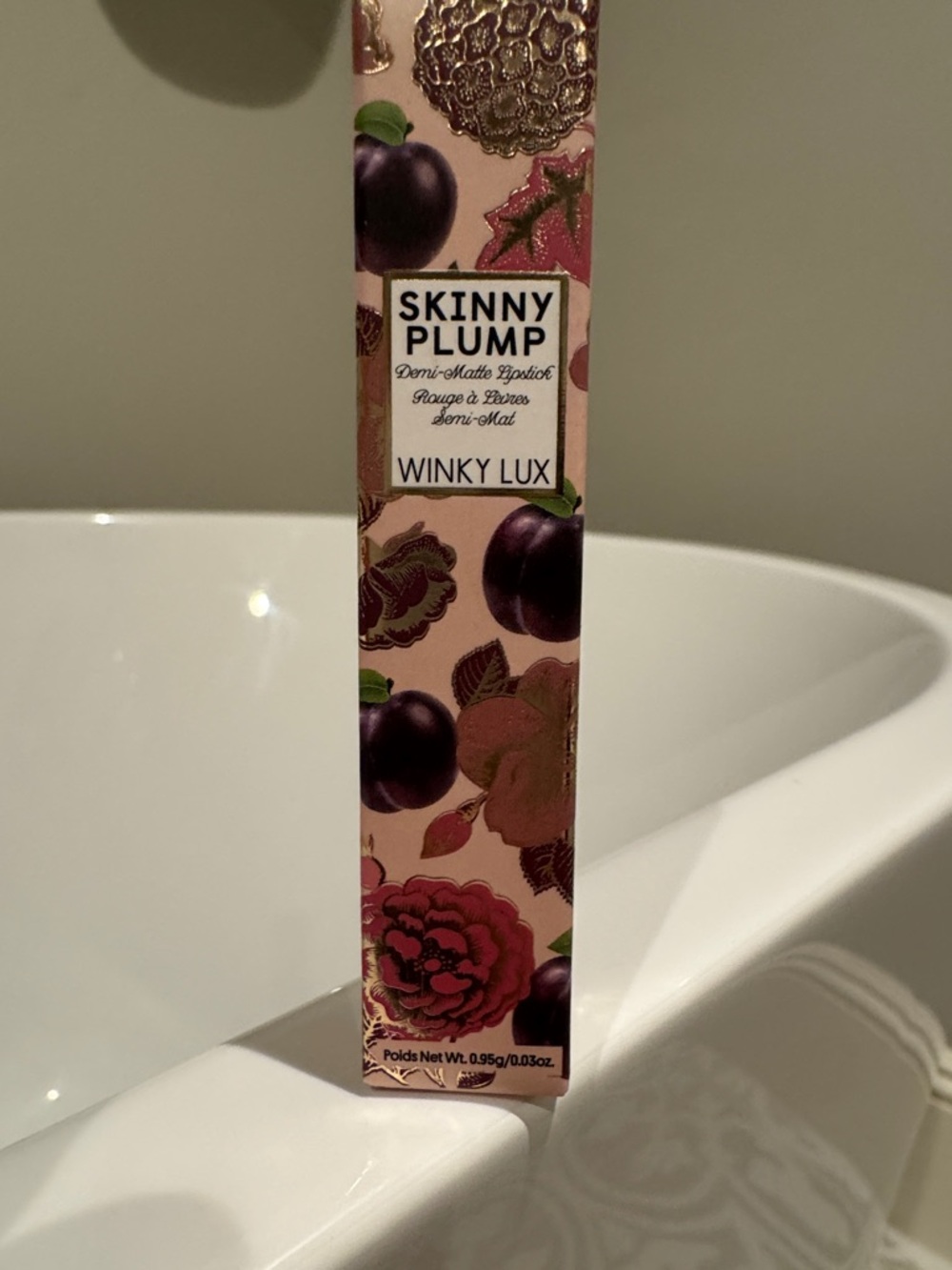 Winky lux skinny plum lipstick